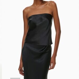 NWT Aritzia Satin Tube Top